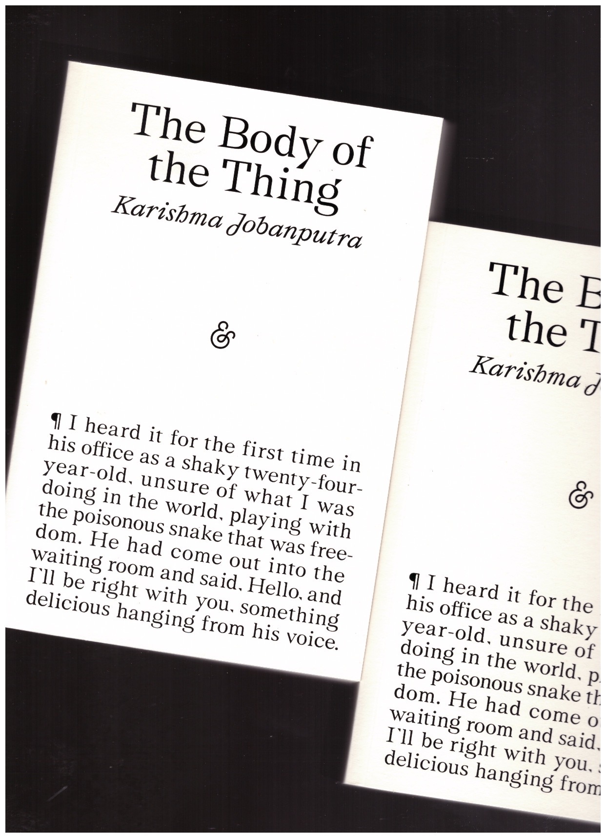 JOBANPUTRA, Karishma  - The Body of the Thing